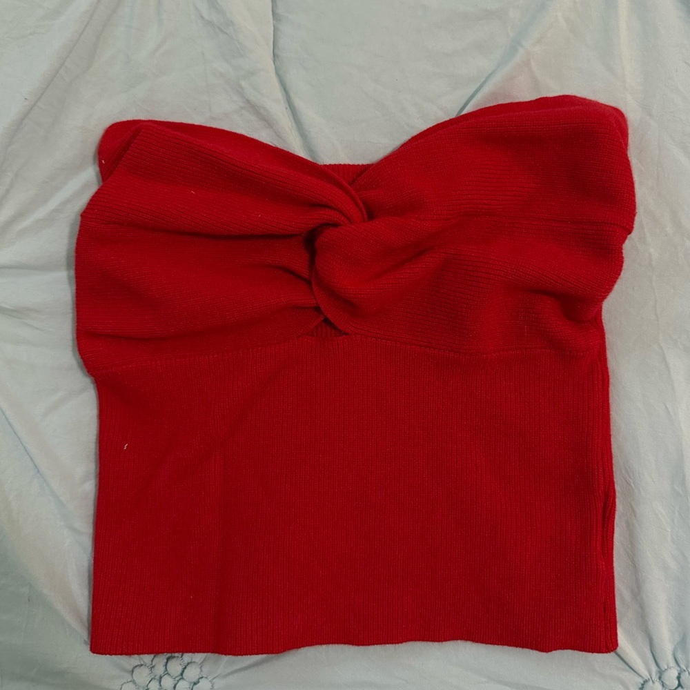Amazon Red Crop Top